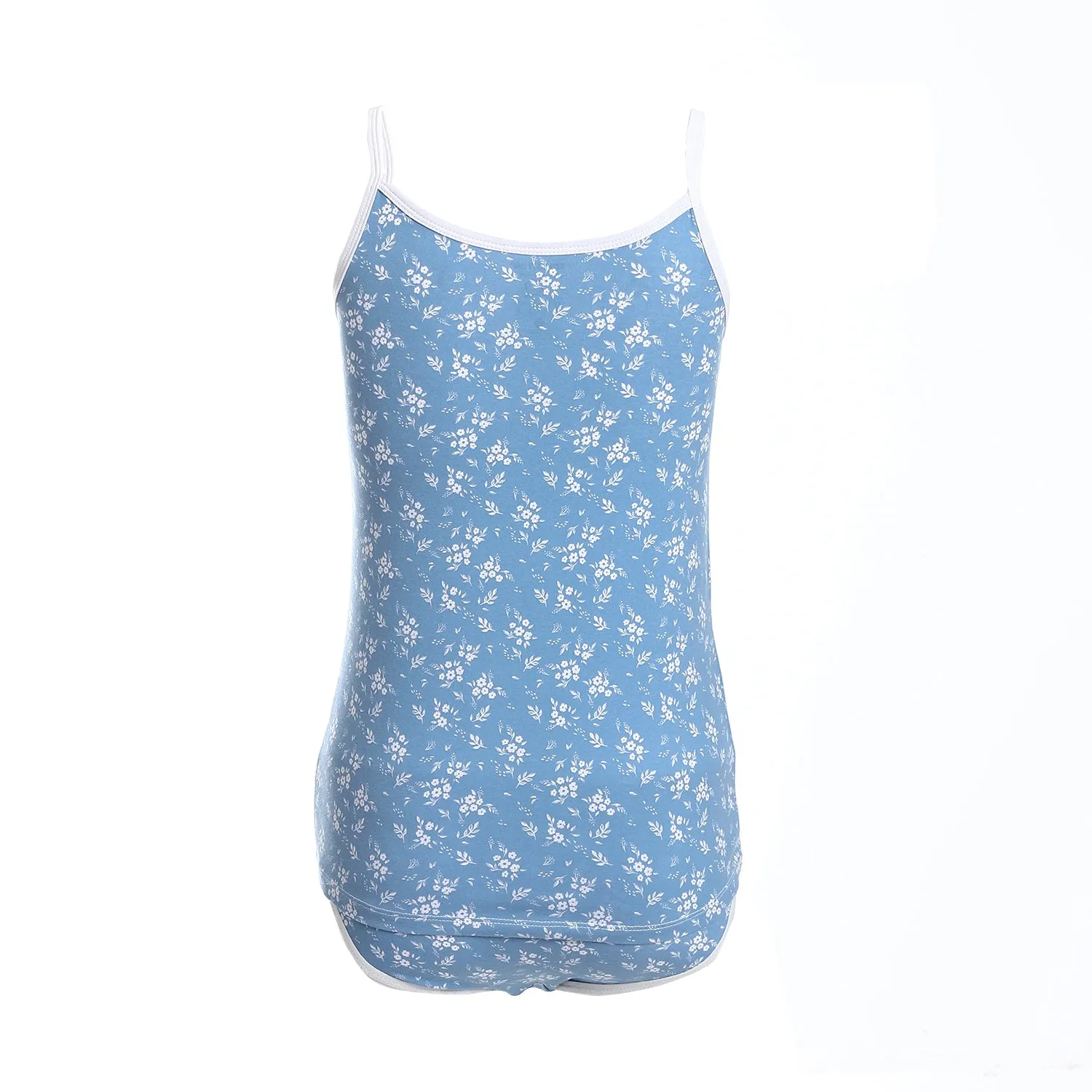 Women's Set Printed Strap - Top and Panty - Blue