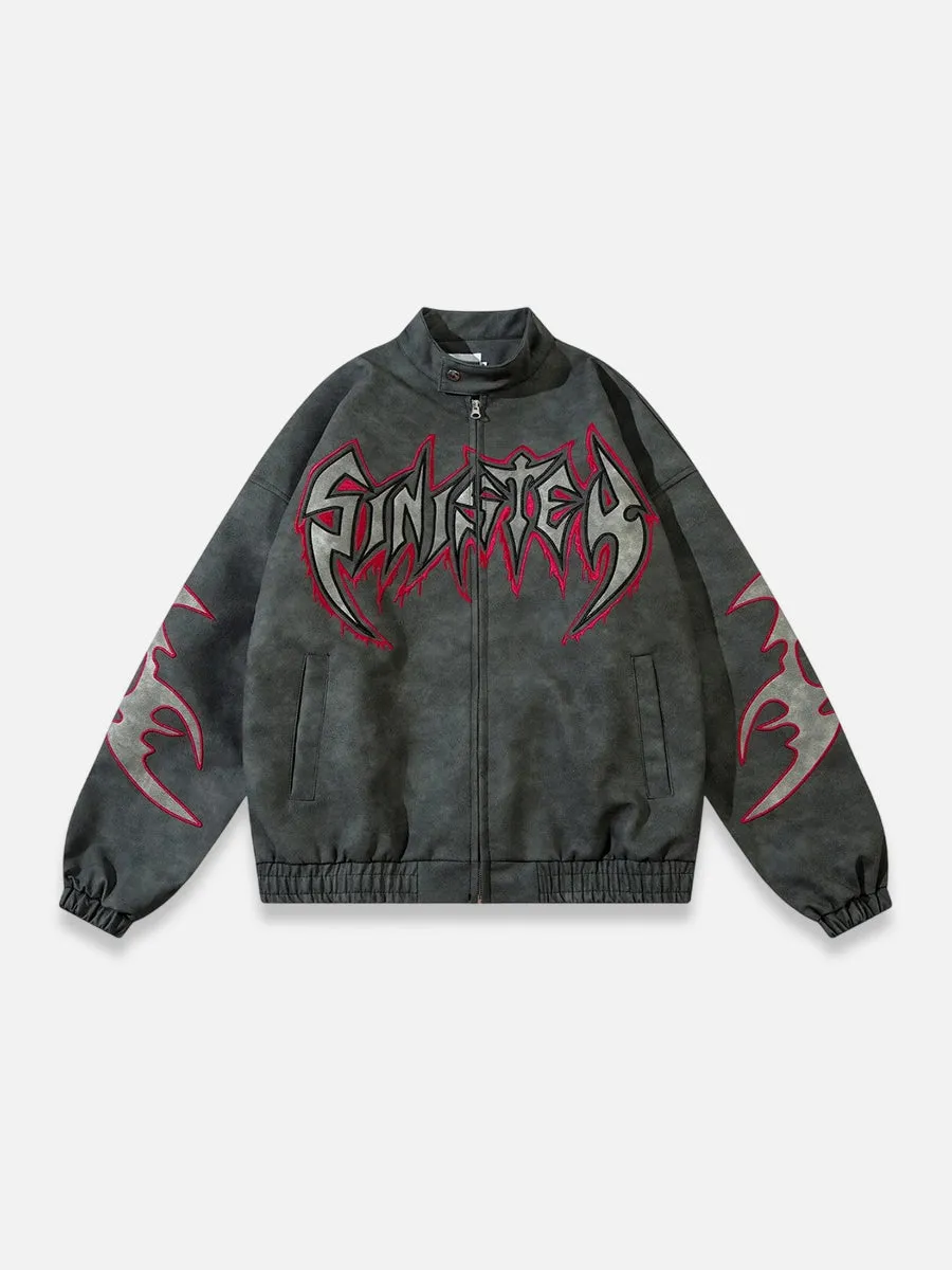 Y2K Blood Letter Jacket